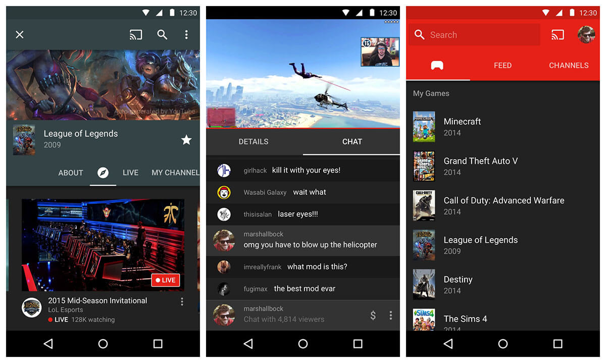 [APK Download] Android YouTube Gaming App v1.0.0.8 stable ...