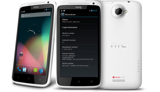 HTC One X jellyBean