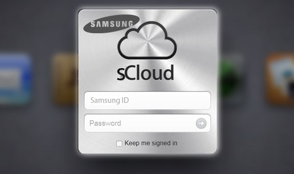 Samsung sCloud Mockup