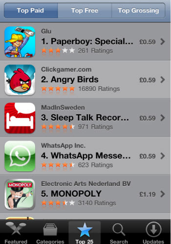 App Store Top paid Apps