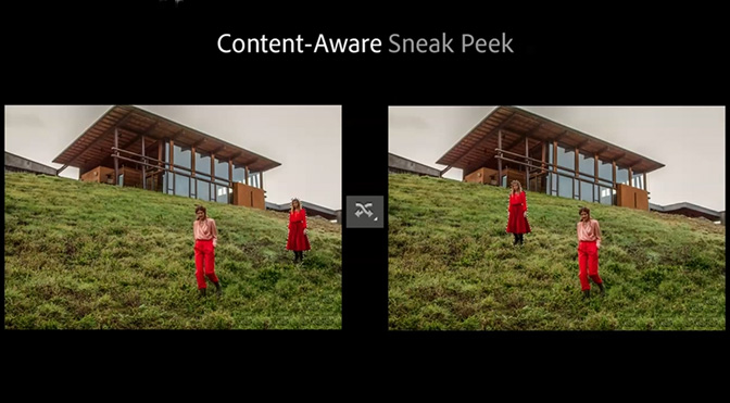 Content-aware Before & After