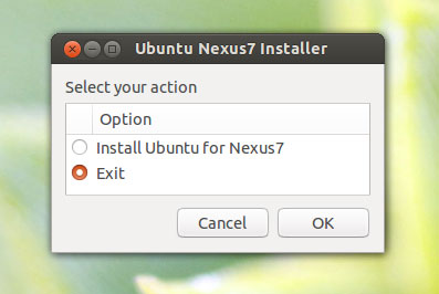 Ubuntu Nexus 7