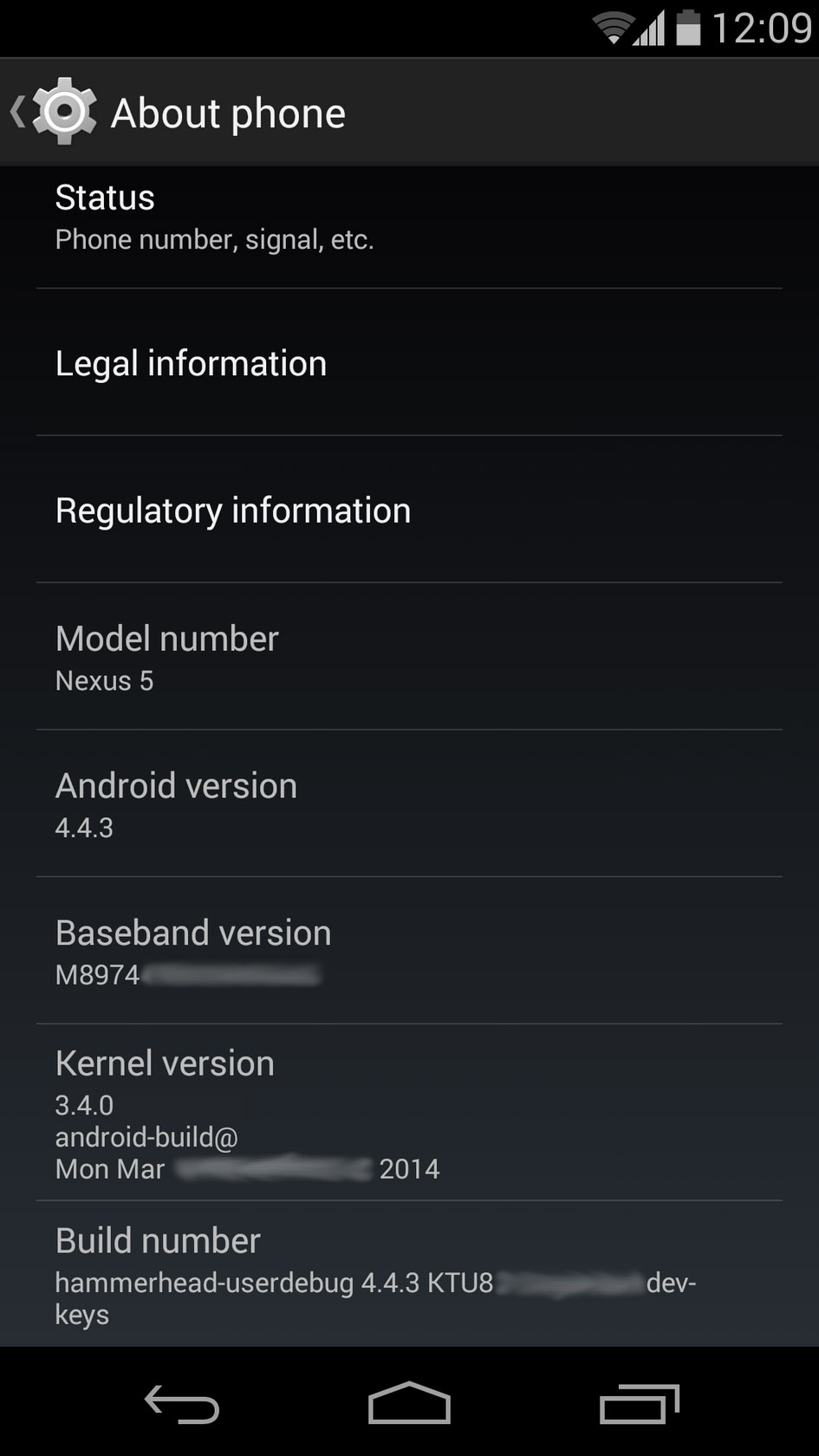 Android 4.4.3 Screenshot