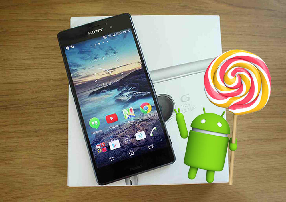 Sony Xperia android 5.0 Lollipop