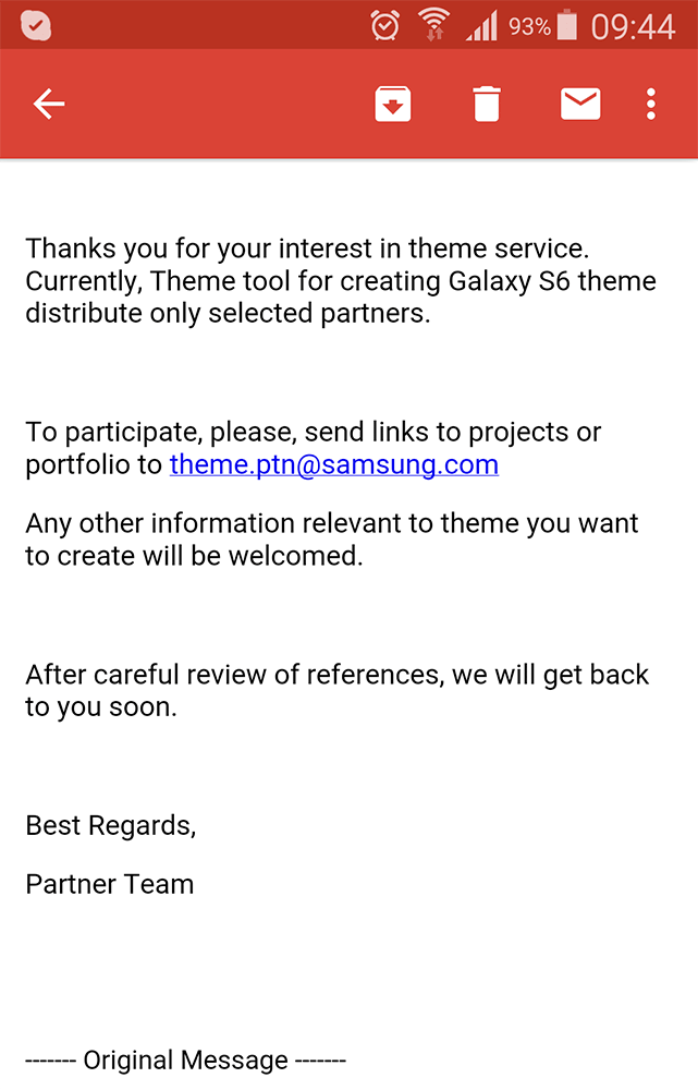 Samsung email