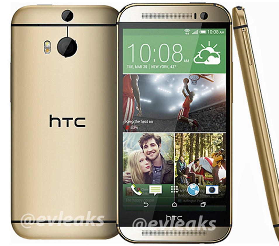 HTC One 2014 Gold