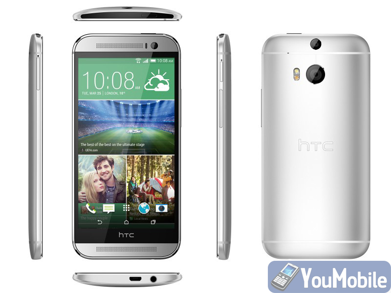 HTC One M8 All sides