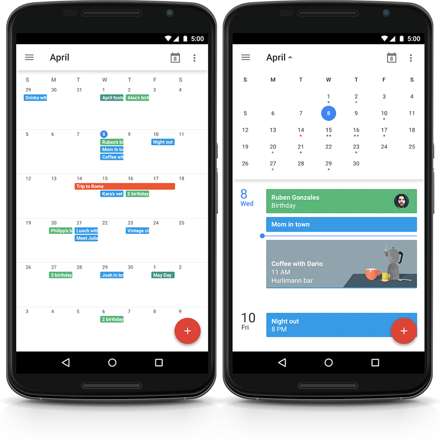 APK Download Google Calendar 5 2 is Rolling out with Month view on