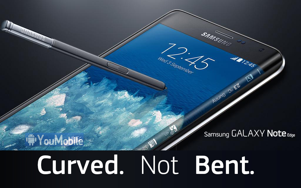Note Edge Curved not bent