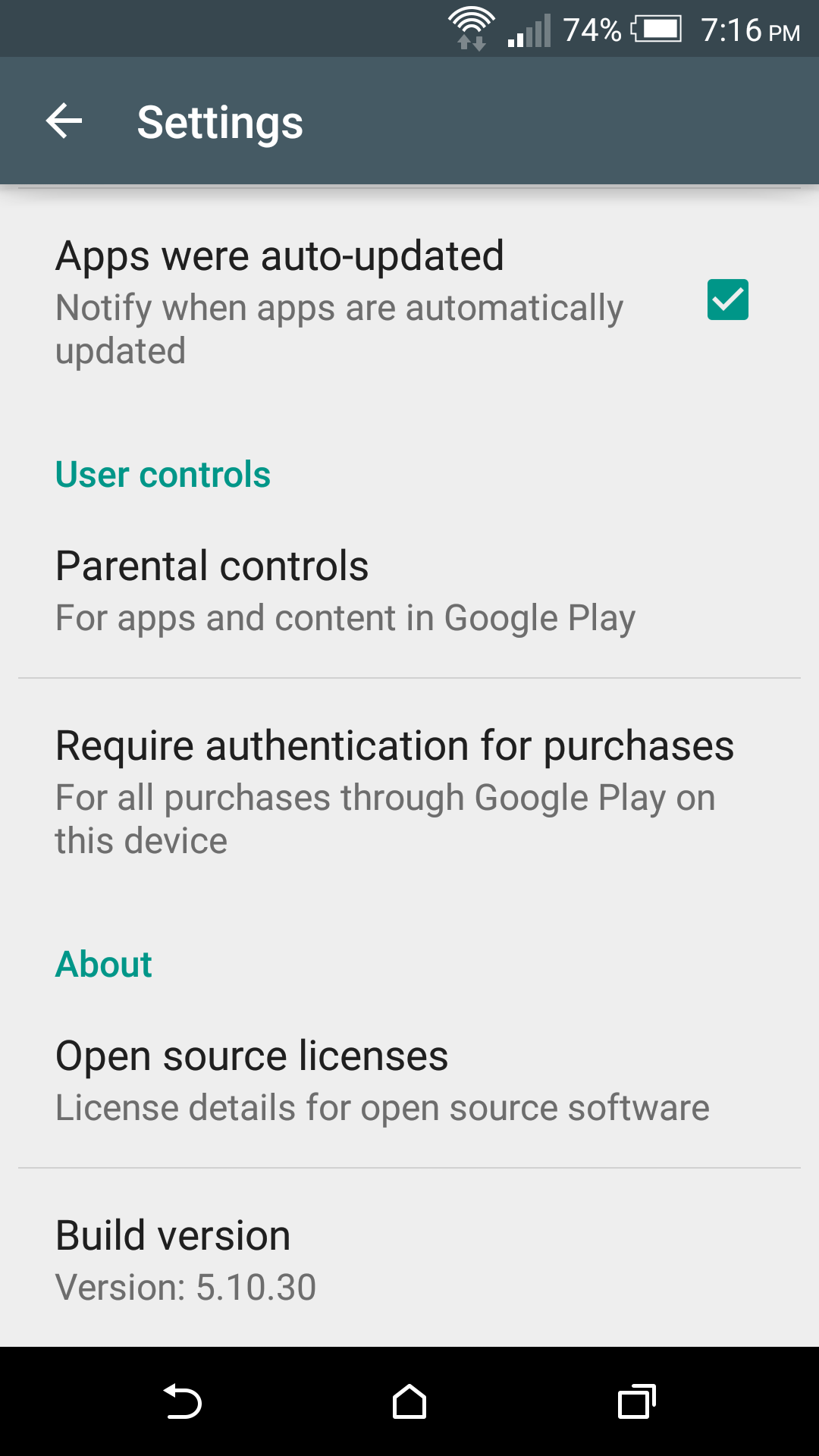 play store 5.10.30
